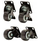 Set castors for all server racks 2 with brakes