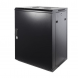 15U wall mount server rack with metal door 600x600x770mm (WxDxH)