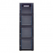 42U compartment server rack with glass frontdoor - 4x9U - 800x1000x2000mm (WxDxH)