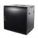 9U wall mount server rack with metal door 600x600x500mm (WxDxH)