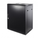 15U wall mount server rack with metal door 600x450x770mm (WxDxH)