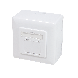 CAT6 UTP / STP surface-mount box, white