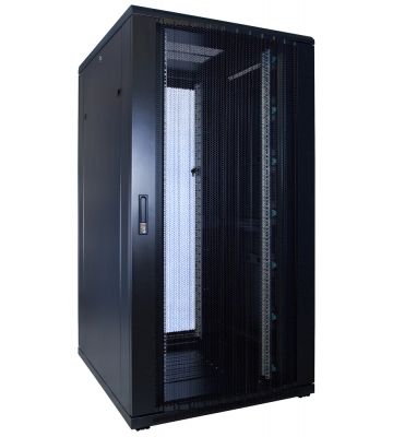 32U server rack with perforated door 800x1000x1600mm (WxDxH)