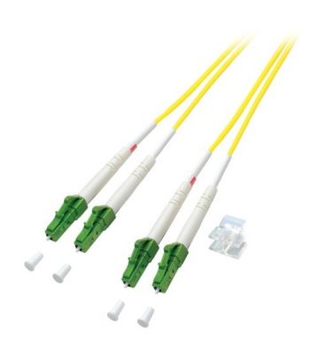 OS2 duplex fibre optic cable LC/APC-LC/APC 1m