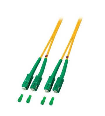 OS2 duplex fibre optic cable SC/APC-SC/APC 7,50m