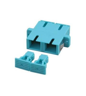 Multimode coupler SC-SC duplex turquoise