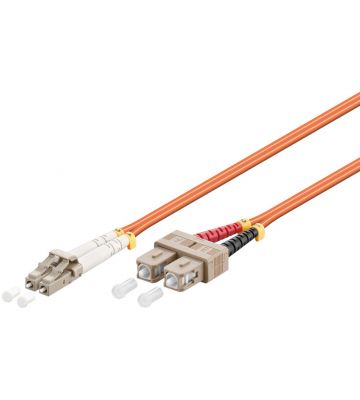 Fibre optic cable LC-SC OM2 2m