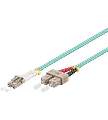 Fibre optic cable LC-SC OM3 0,50m