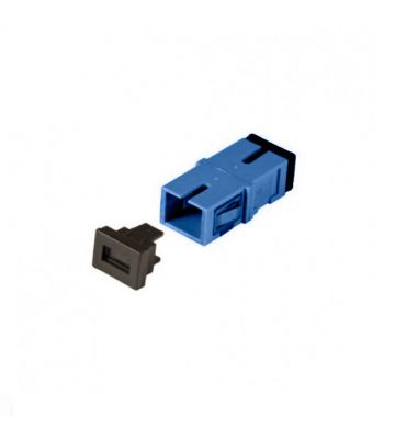 Singlemode keystone coupling SC-SC simplex blue