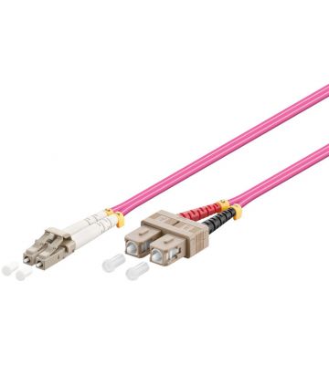 Fibre optic cable LC-SC OM4 5m