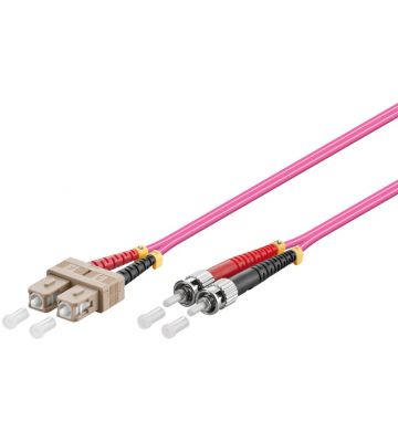 Fibre optic cable SC-ST OM4 1m