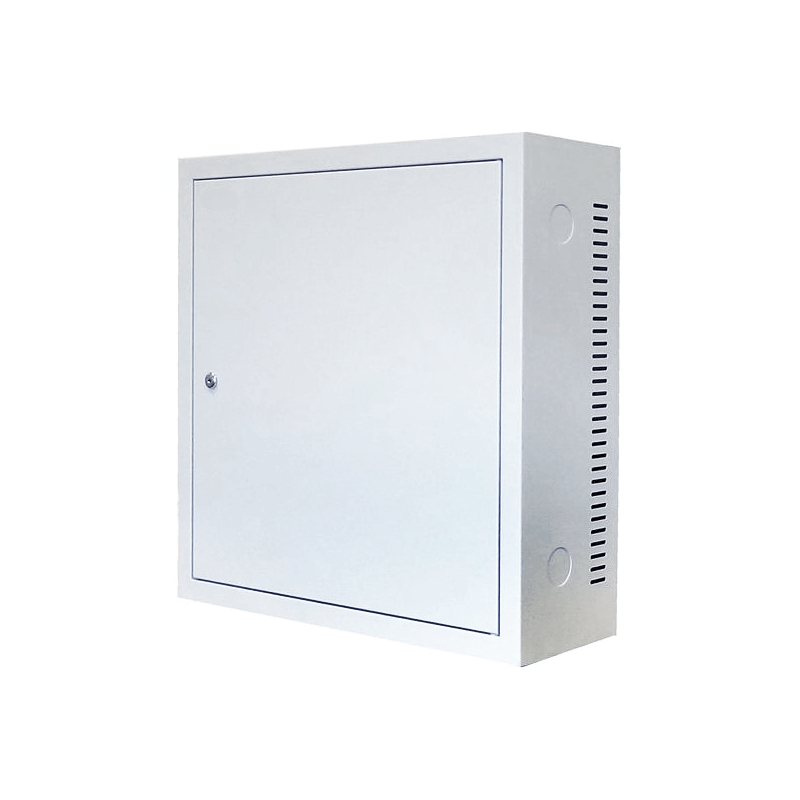 3U wall cabinet with metal door 185mm deep