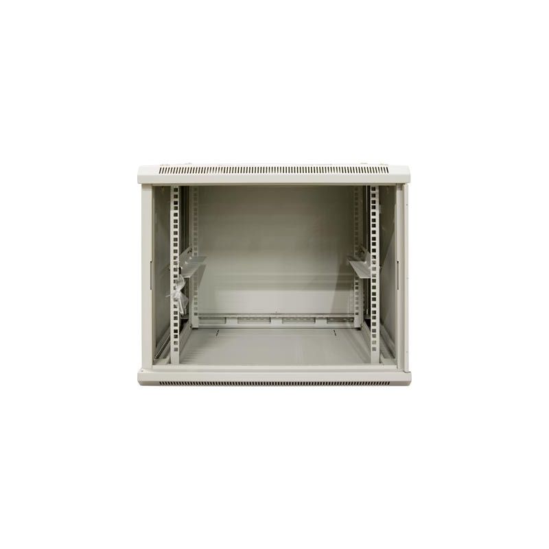 Buy 9U white wall mount rack with glass door 600x450x500mm (WxDxH)?