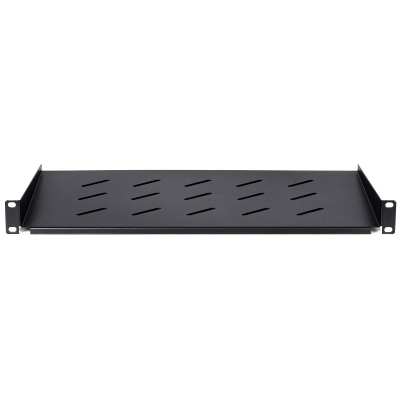 1U 19 inch Rack Mount Sliding Telescopic Shelf - 400mm Deep