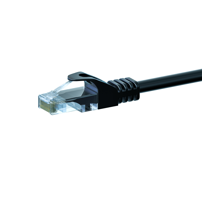 UTP CAT5e 30m black - 100% copper