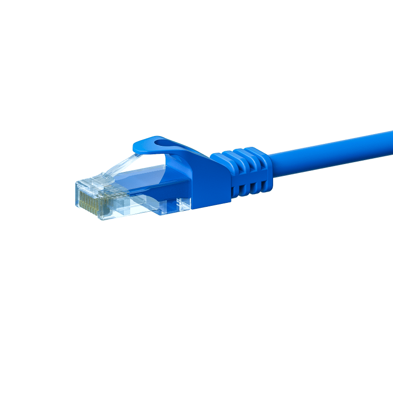 UTP CAT5e 1m blue - 100% copper