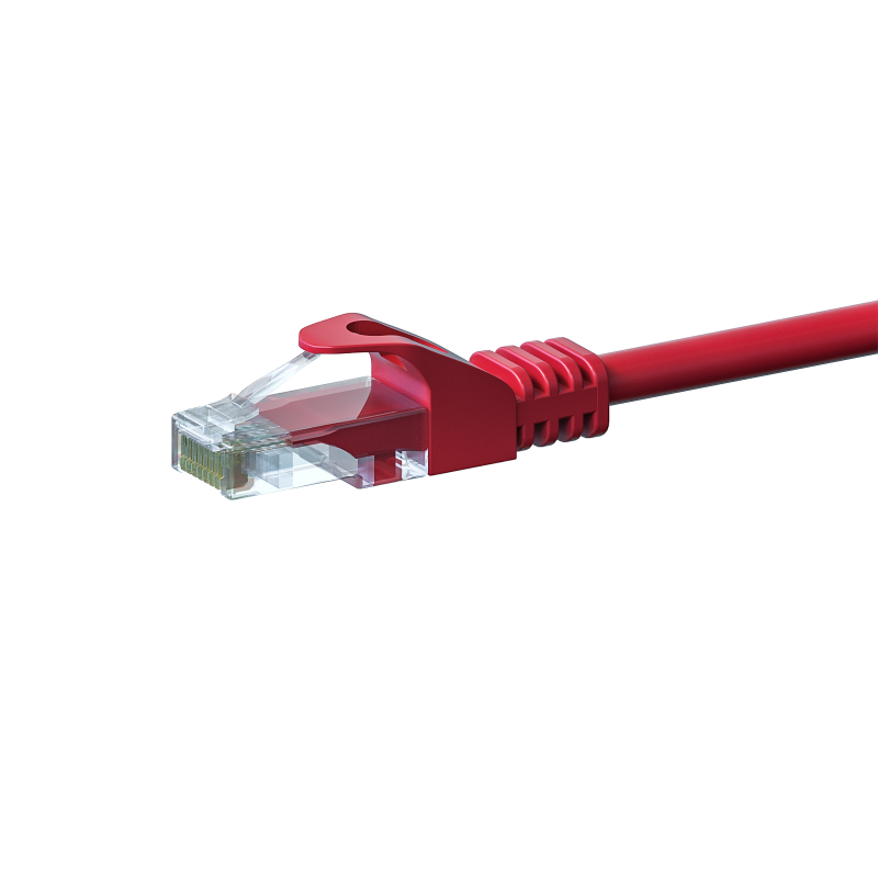 UTP CAT5e 3m red - 100% copper