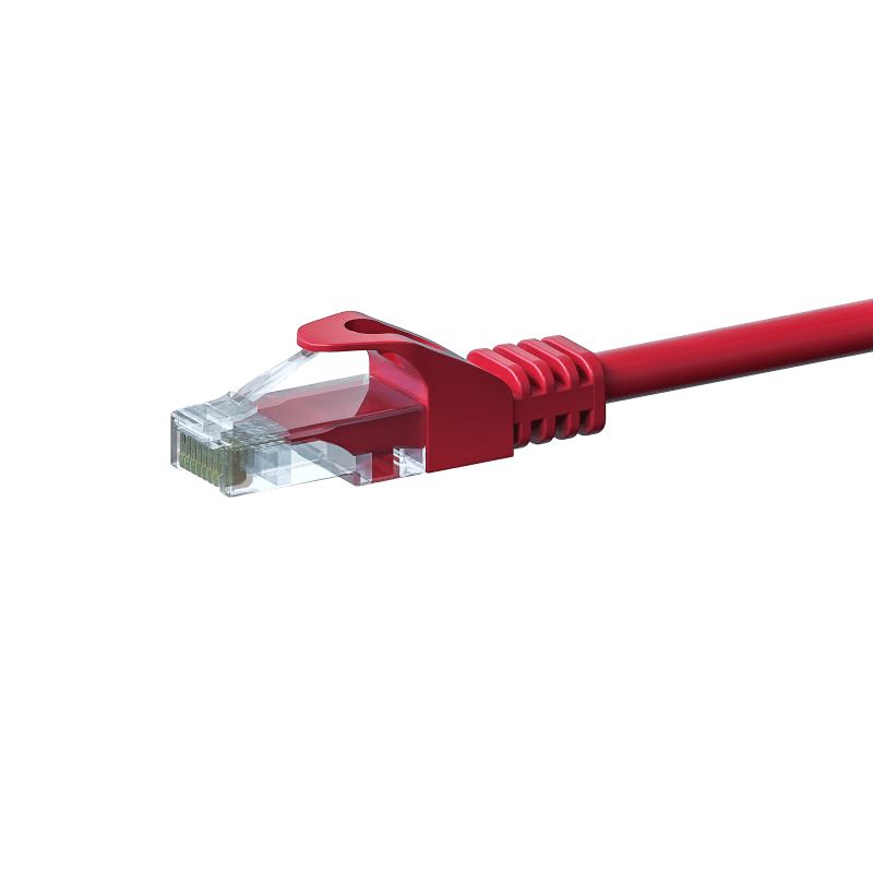 UTP CAT5e 10m red - 100% copper