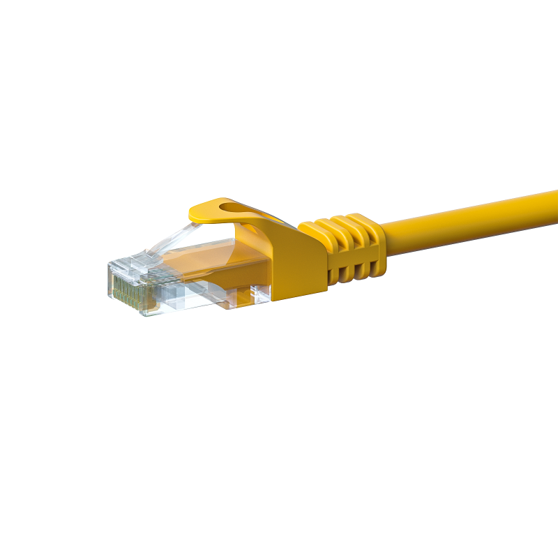 UTP CAT5e 30m yellow - 100% copper