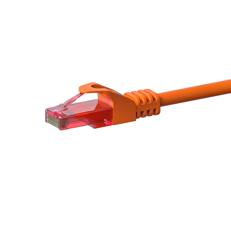 UTP CAT6 0,25m orange - 100% copper