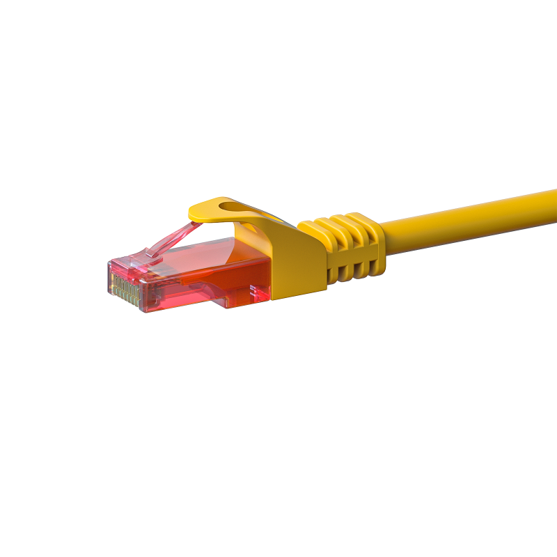 UTP CAT6 5m yellow - 100% copper