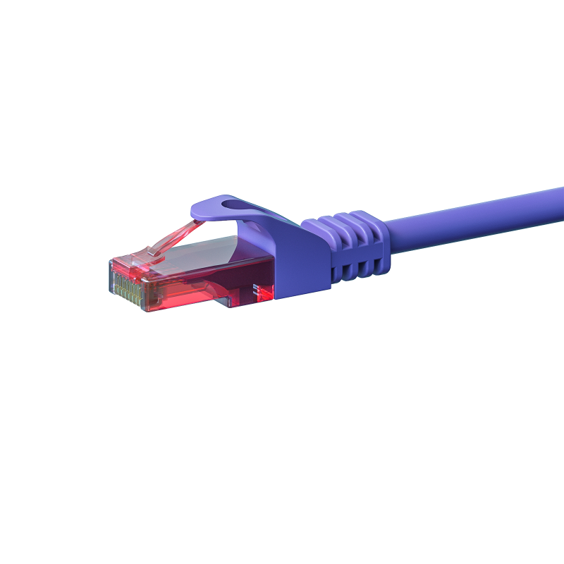 UTP CAT6 2m purple - 100% copper