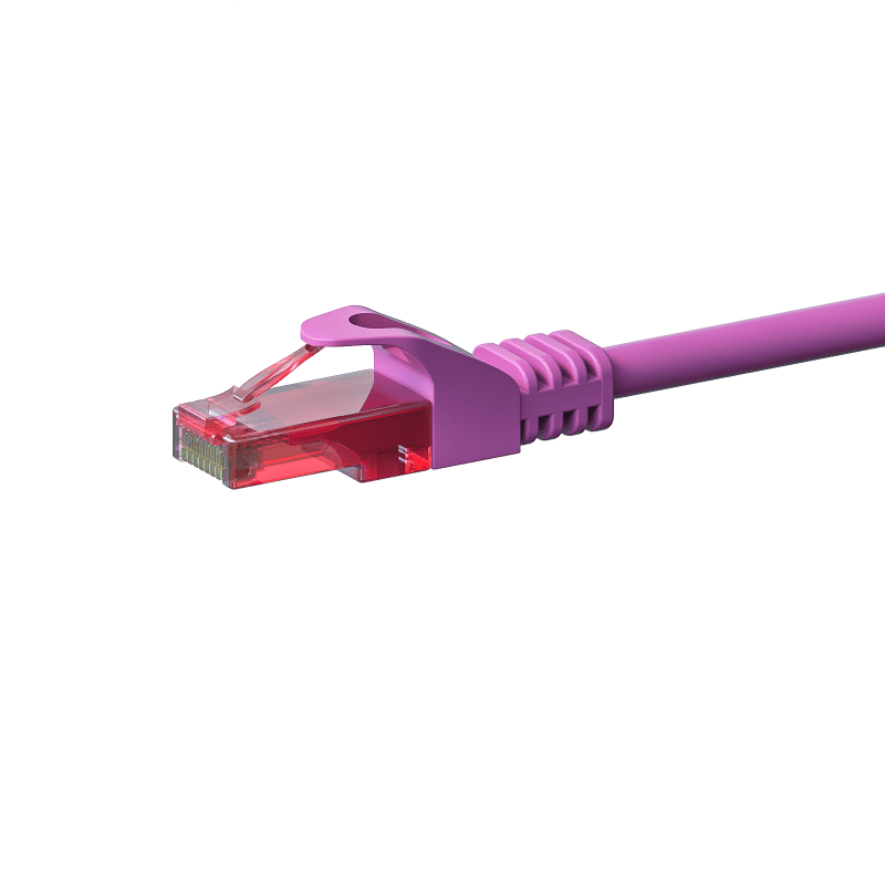 UTP CAT6 0,50m pink - 100% copper