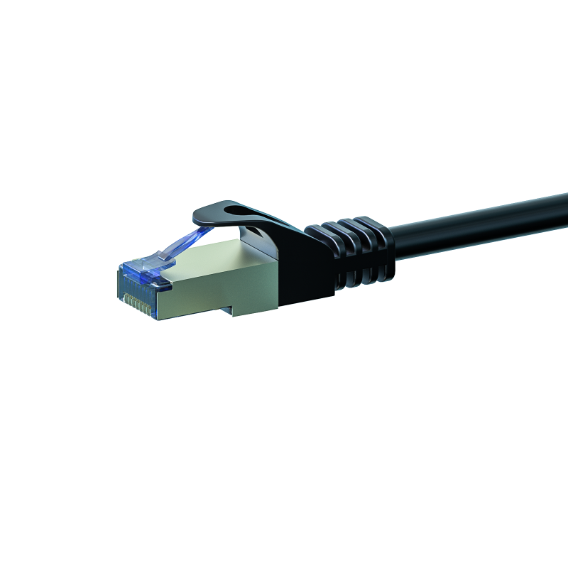 CAT6a S/FTP (PIMF) 0,25m black