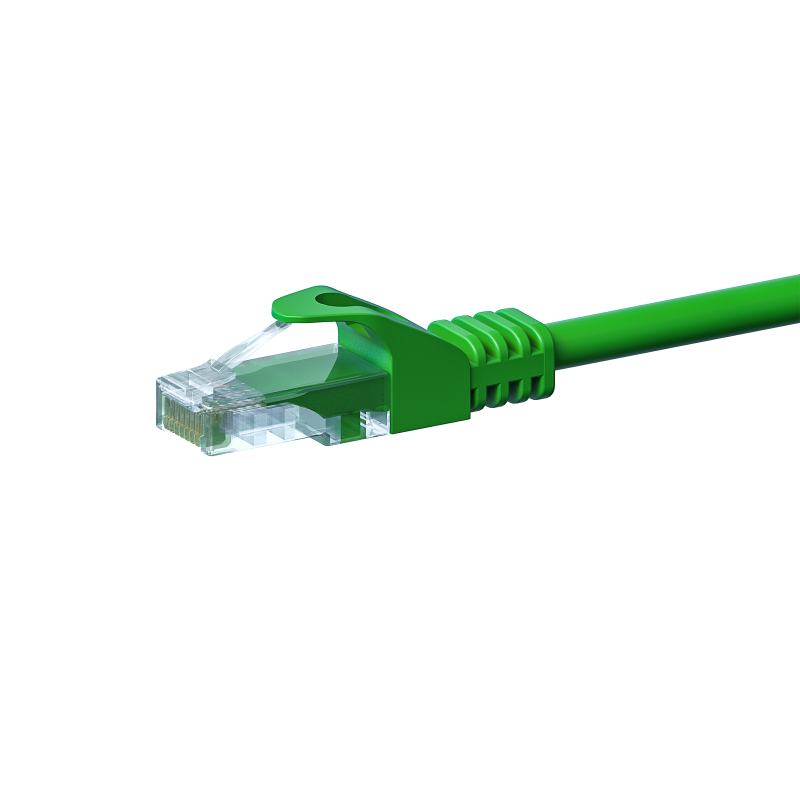 CAT5e UTP 0,25m green - CCA