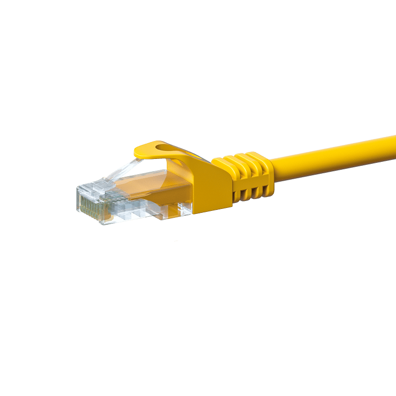 CAT5e UTP 1m yellow - CCA