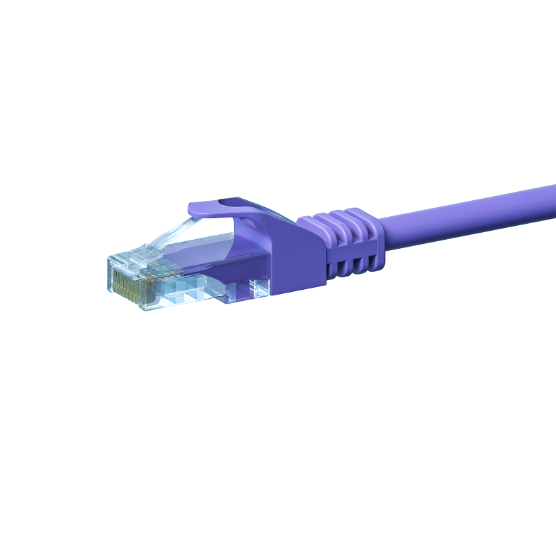 CAT5e UTP 0,25m purple - CCA