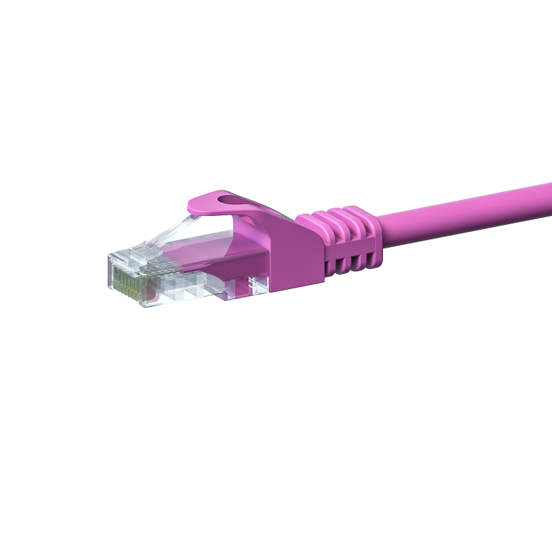 CAT5e UTP 0,50m pink - CCA