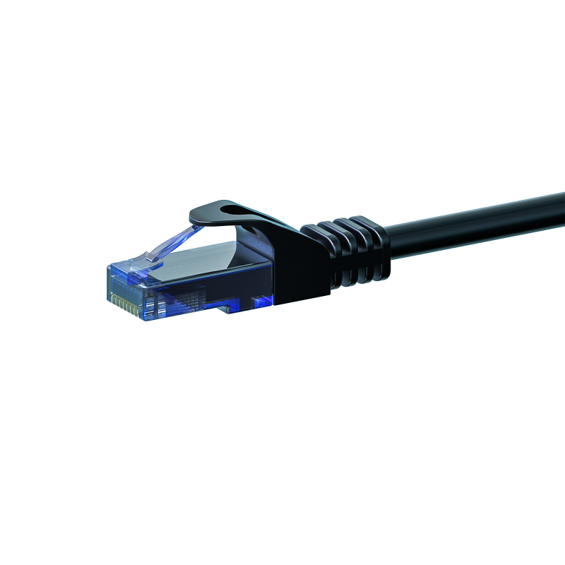 UTP CAT6a 1m black - 100% copper