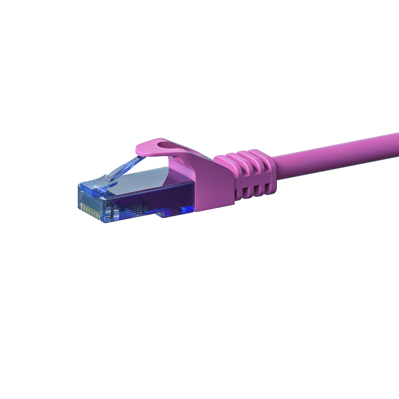 UTP CAT6a 2m pink - 100% copper