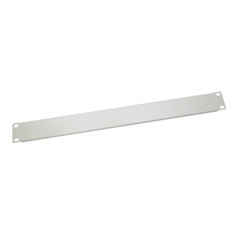 19 inch cover panel - 1U white