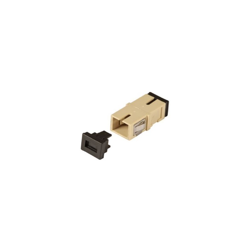 Multimode keystone coupling SC-SC simplex beige