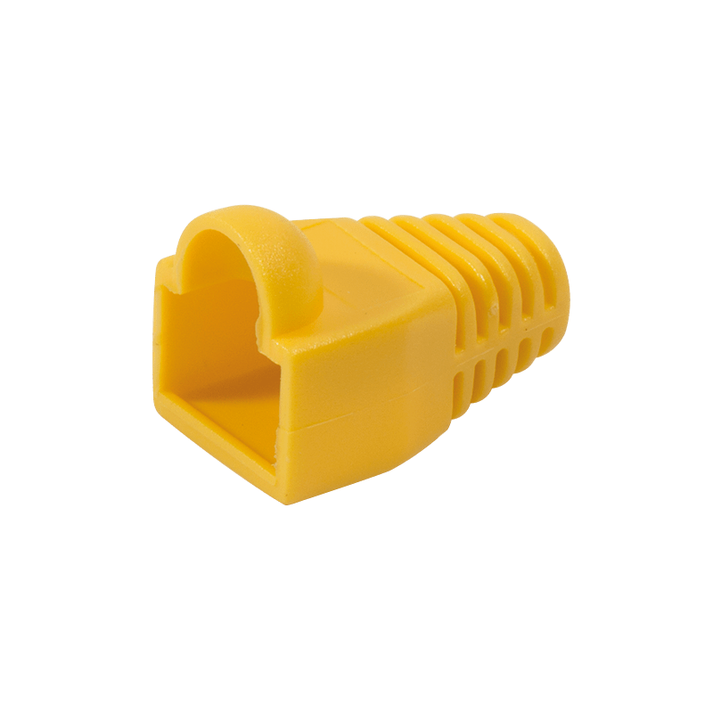 RJ45 plug boot yellow