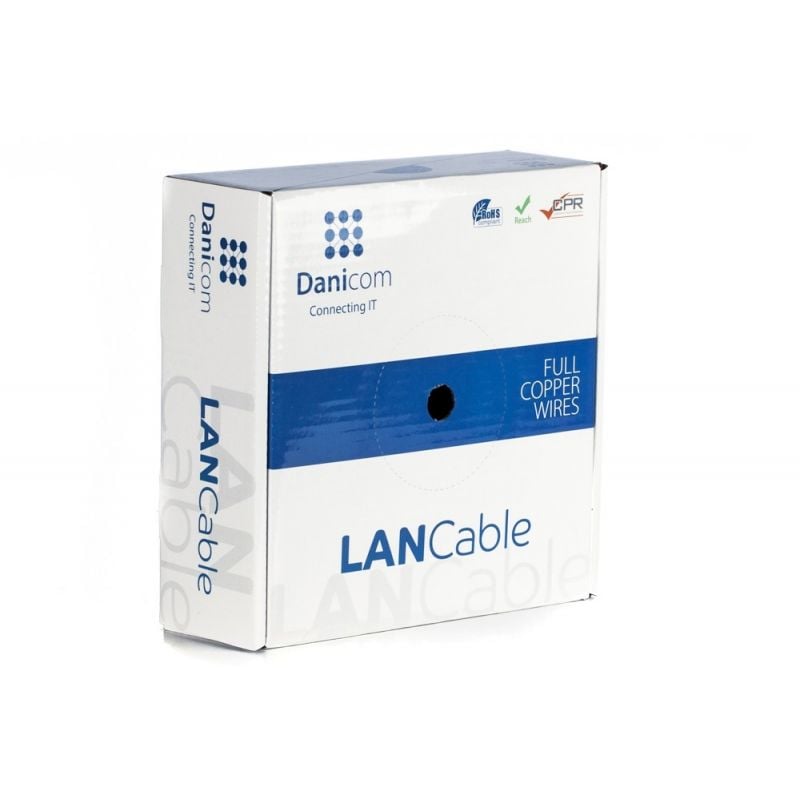 DANICOM CAT6 FTP 50m on a reel solid - LSZH (Eca)