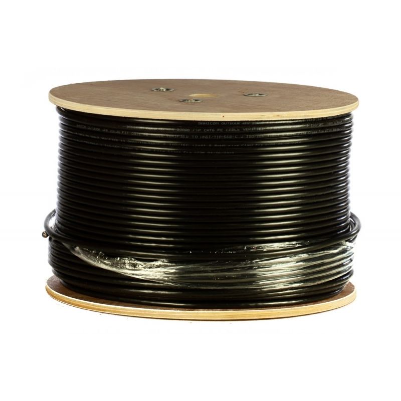 DANICOM CAT6 UTP 305m outdoor cable on a reel - solid - PE (Fca) Slechts €211.46