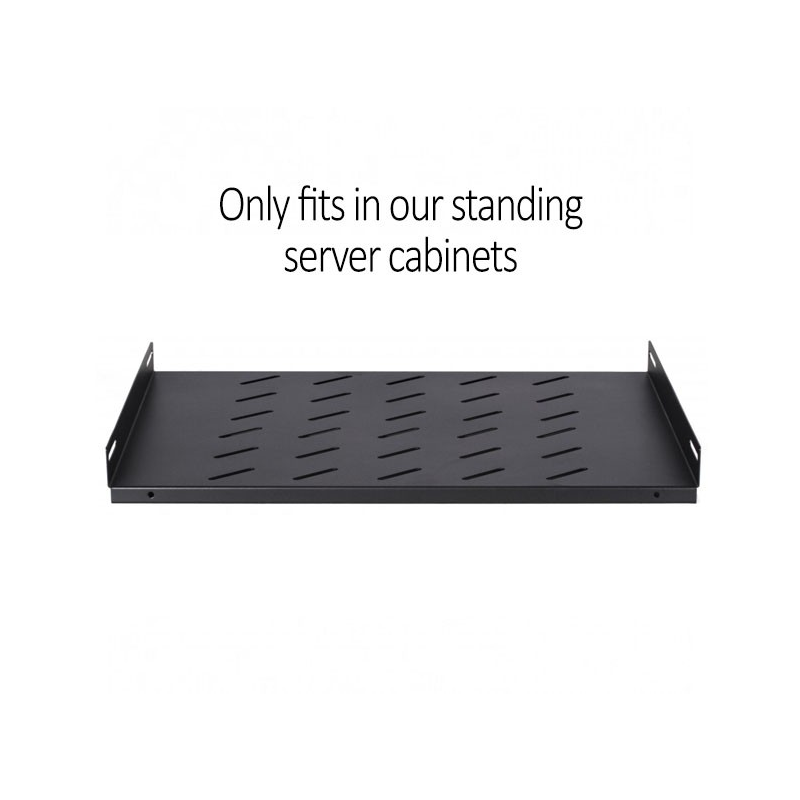 Heavy duty shelf for 600mm deep server rack - 1U - 100 kg