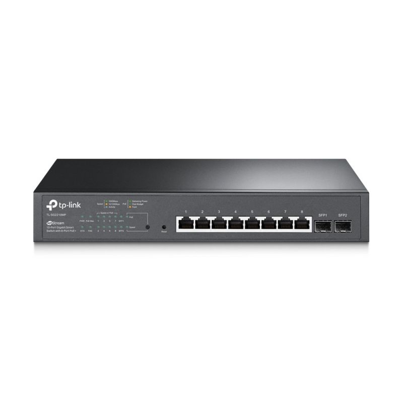 TP-Link 10-ports Jetstream 2210MP managed PoE smart switch